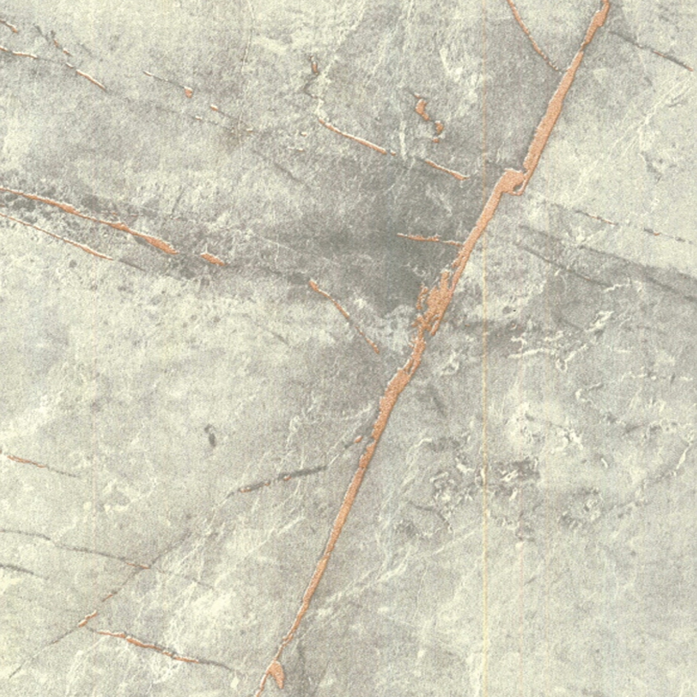 8017 | Matte UV Light Grey Copper Vein Marble Panel
