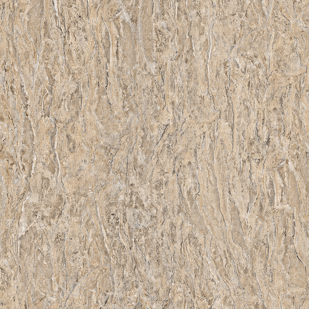 8007 | Super High Gloss UV Panel Desert Travertine Marble Sheet