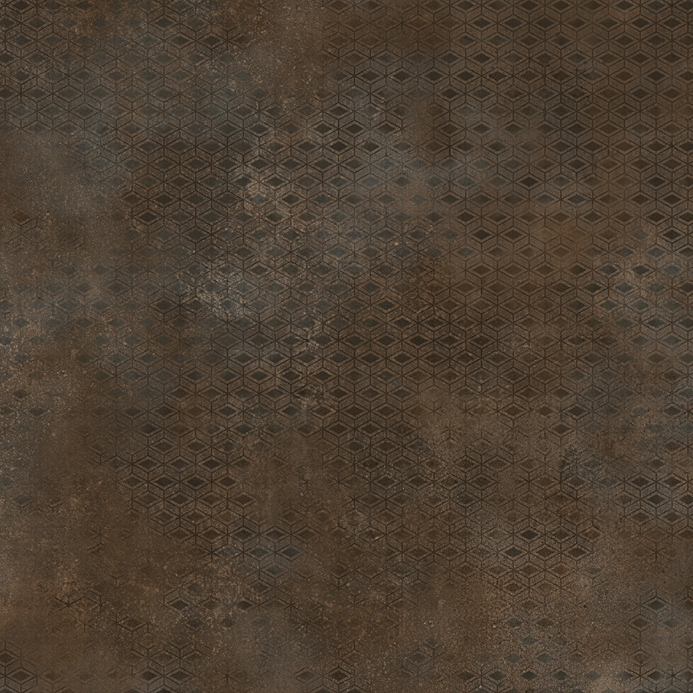 9014 | Super High Gloss UV Geo Cube Rust Sheet